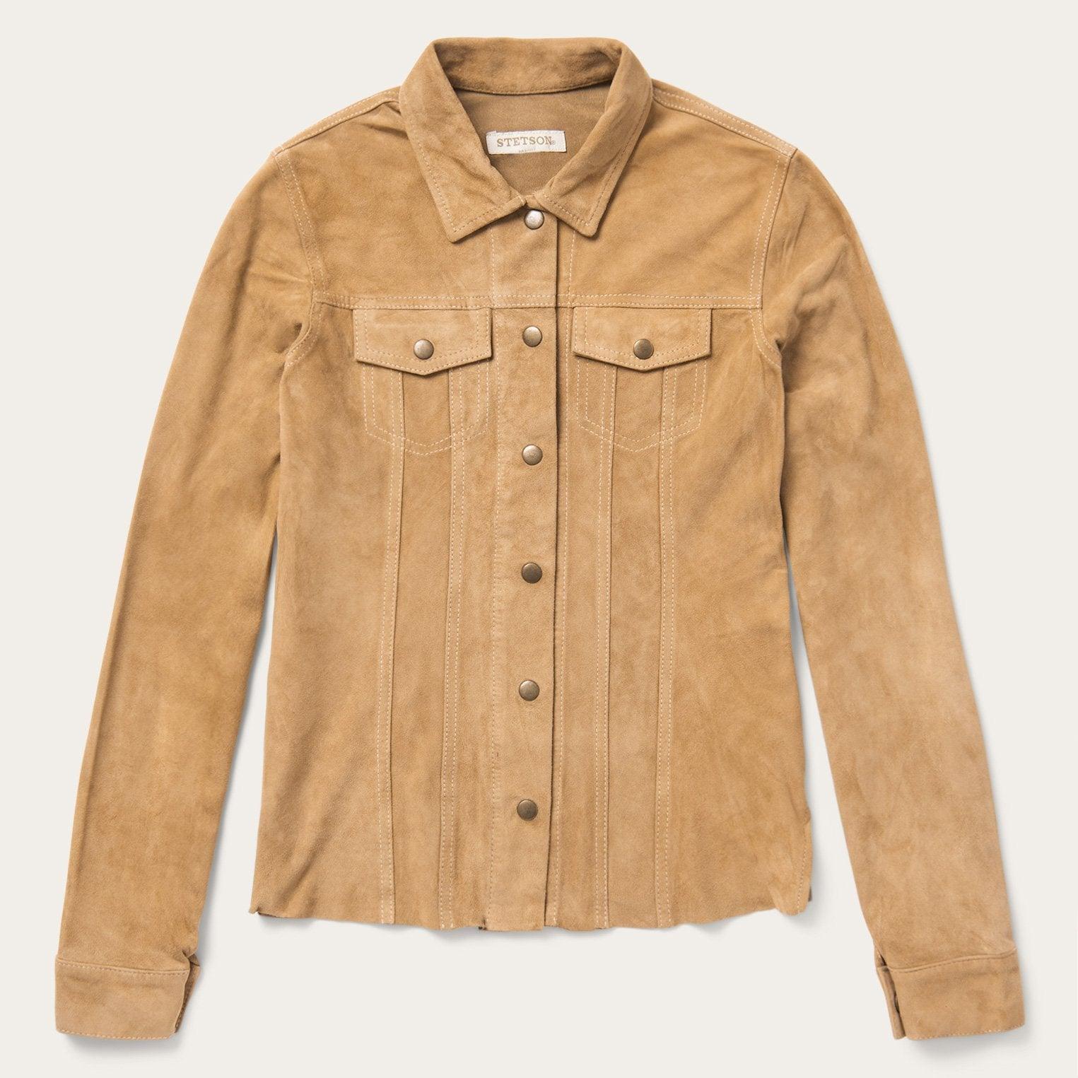 Stetson Suede Denim Shirt Jacket – Flyclothing LLC