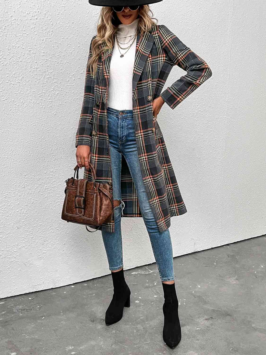 Plaid Trench Coat, Seattle tall fashion