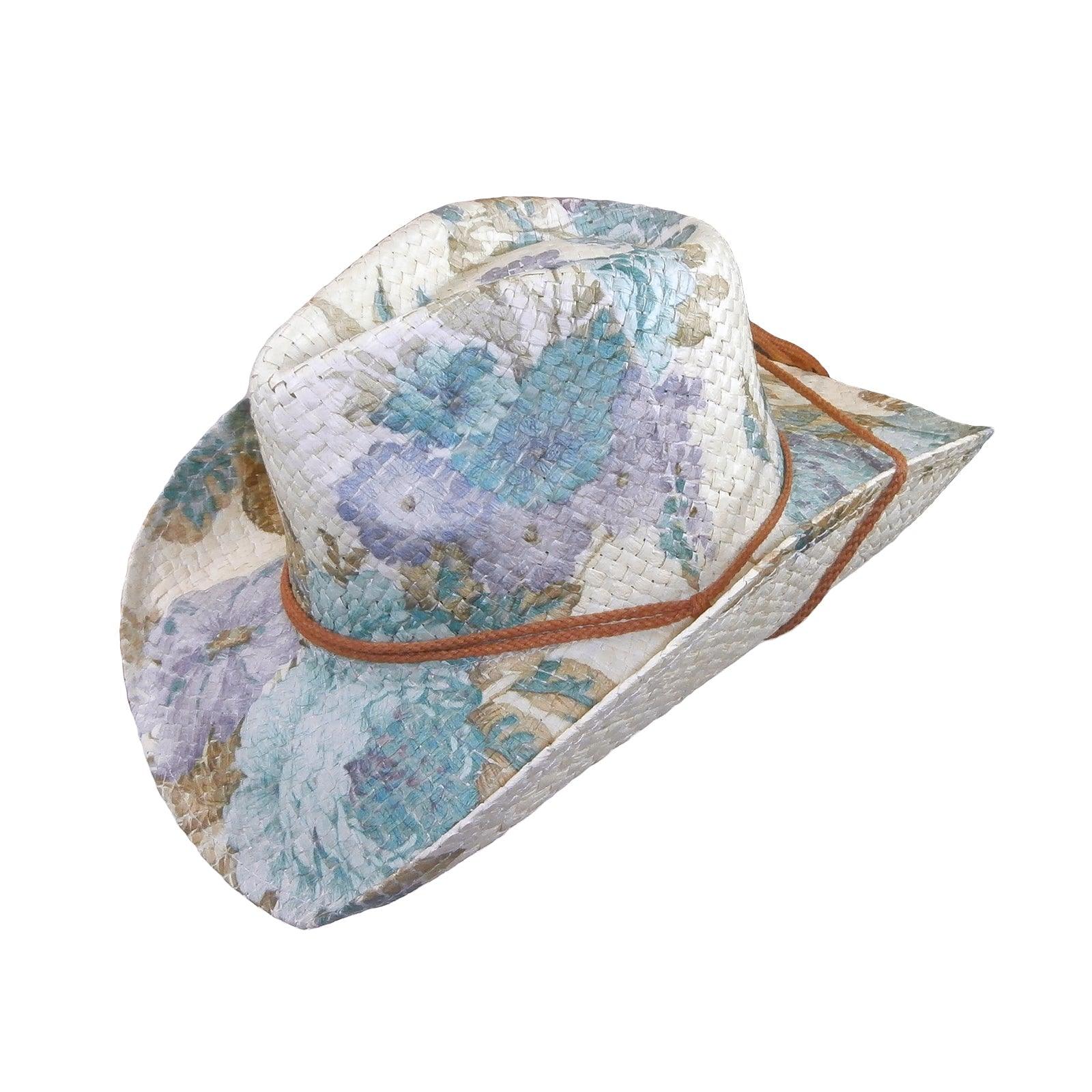 San Francisco 49ers NFL Floral Printed Straw Hat