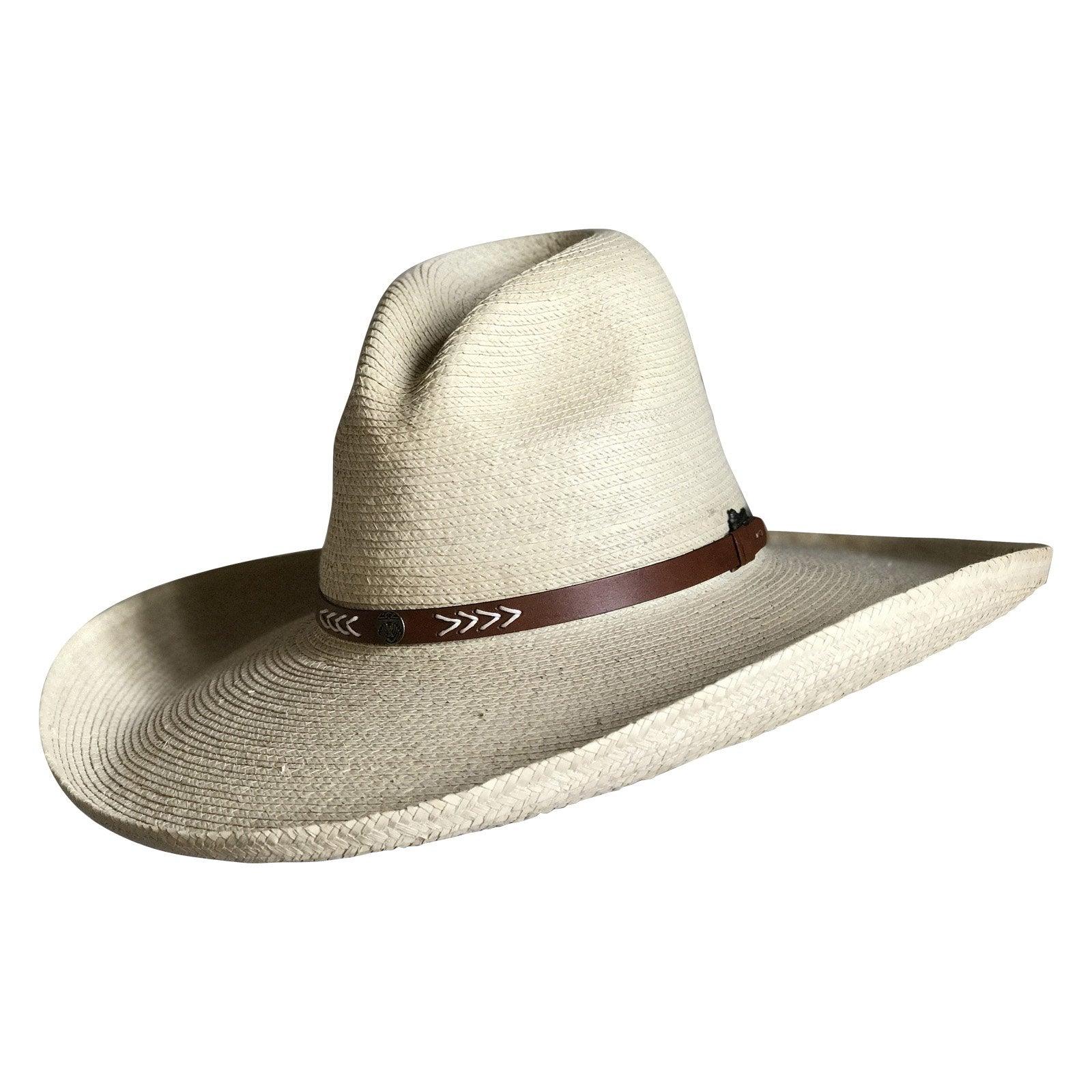 Palm Straw Big Gus Western Cowboy Hat 6 7/8