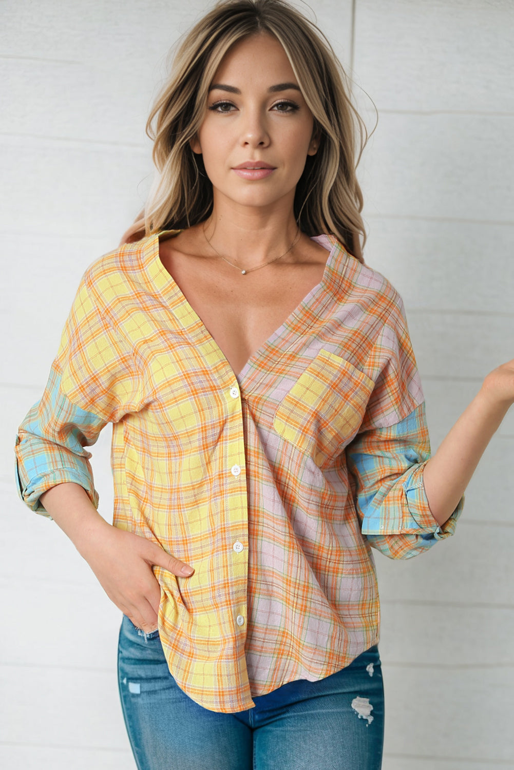 Zenana Full Size Round Neck Long Sleeve Top with Pocket – Flyclothing LLC