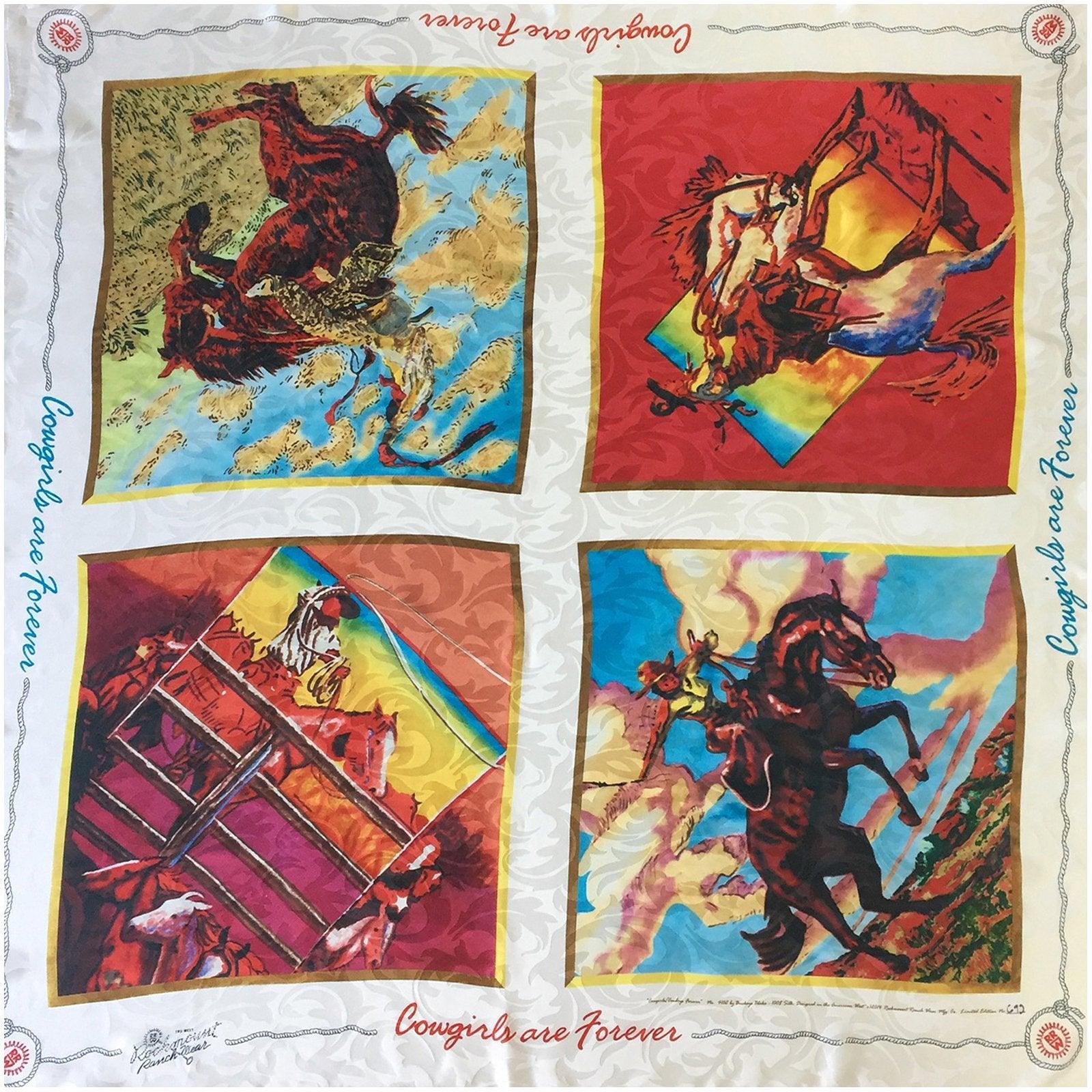 Limited-Edition Cowboys u0026 Cowgirls Forever Silk Scarf by Buckeye Blake –  Flyclothing LLC