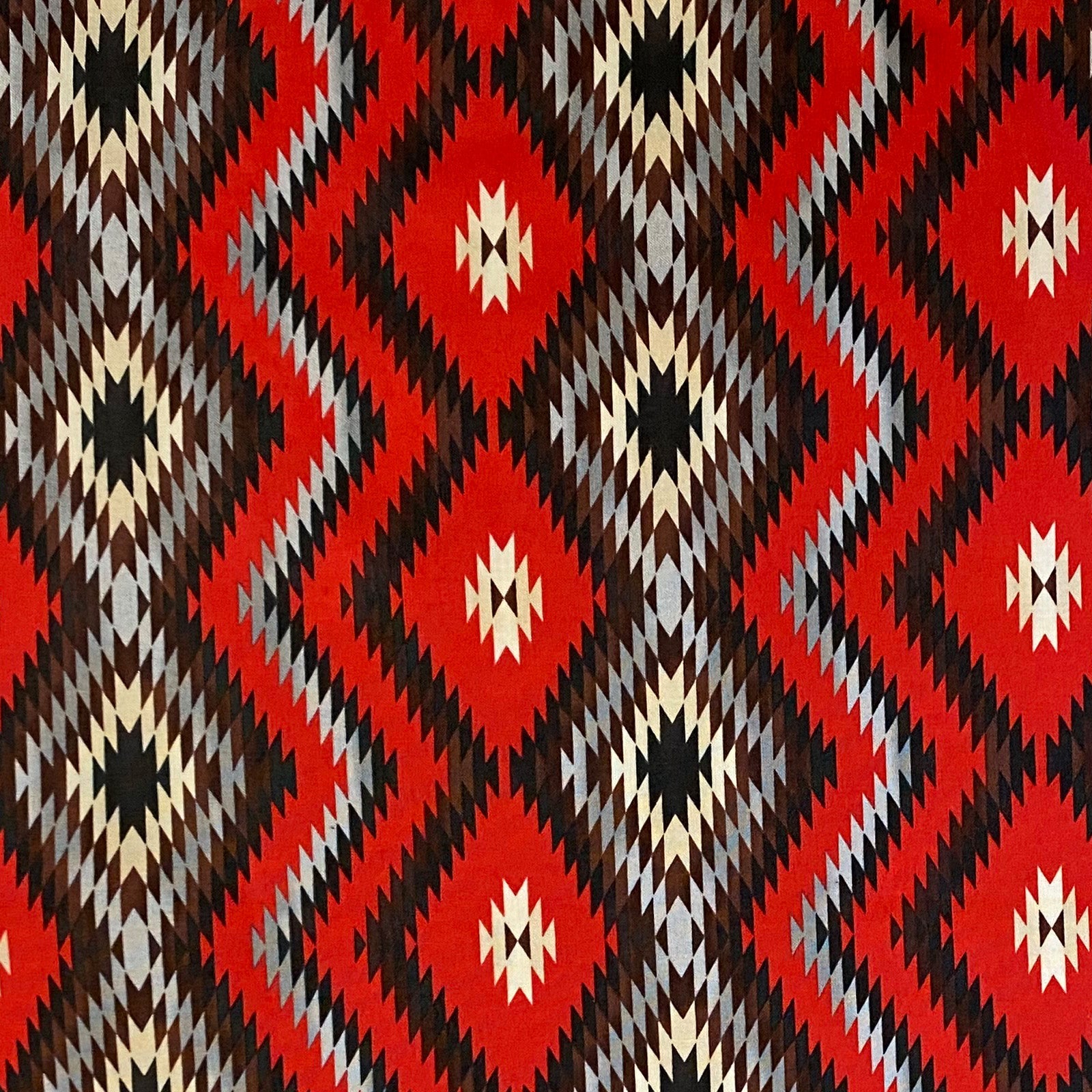 Rockmount Clothing Red Native Print Western Bandana