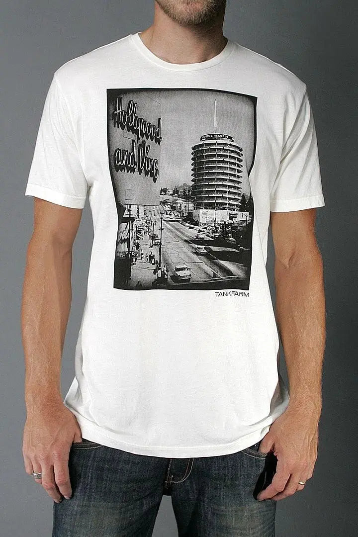 Los Angeles Kings Retro Brand Charcoal Tri-Blend Short Sleeve Vintage T- Shirt