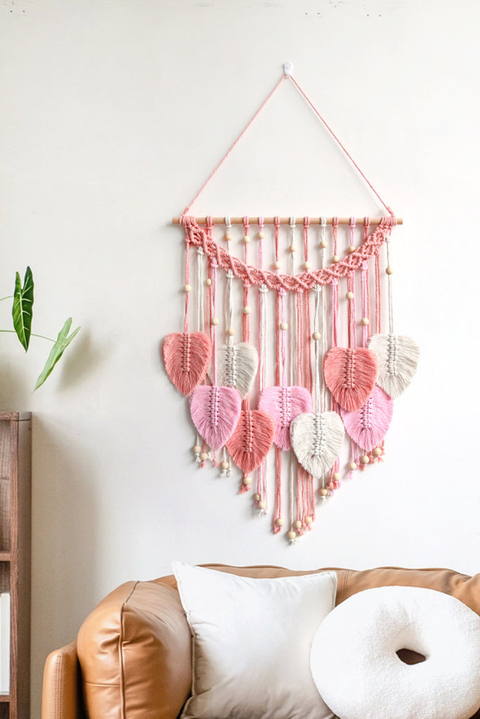 Macrame Leaf Fringe Wall Hanging – Flyclothing LLC