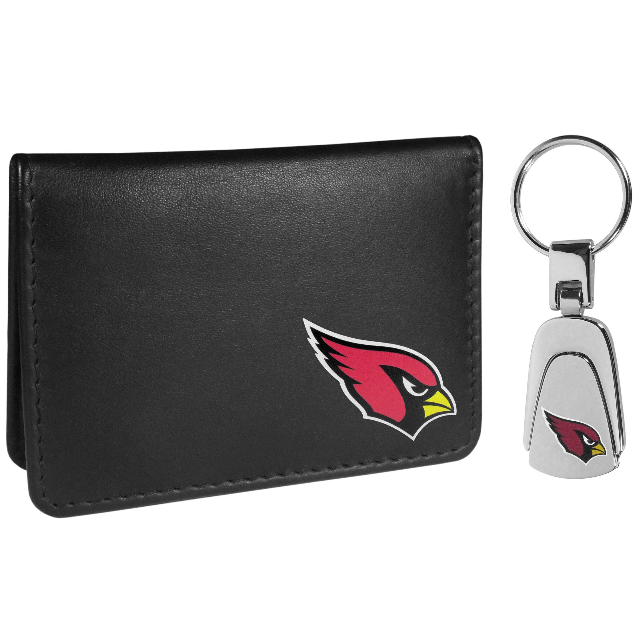 Louisville Cardinals Tri-fold Wallet & Steel Key Chain