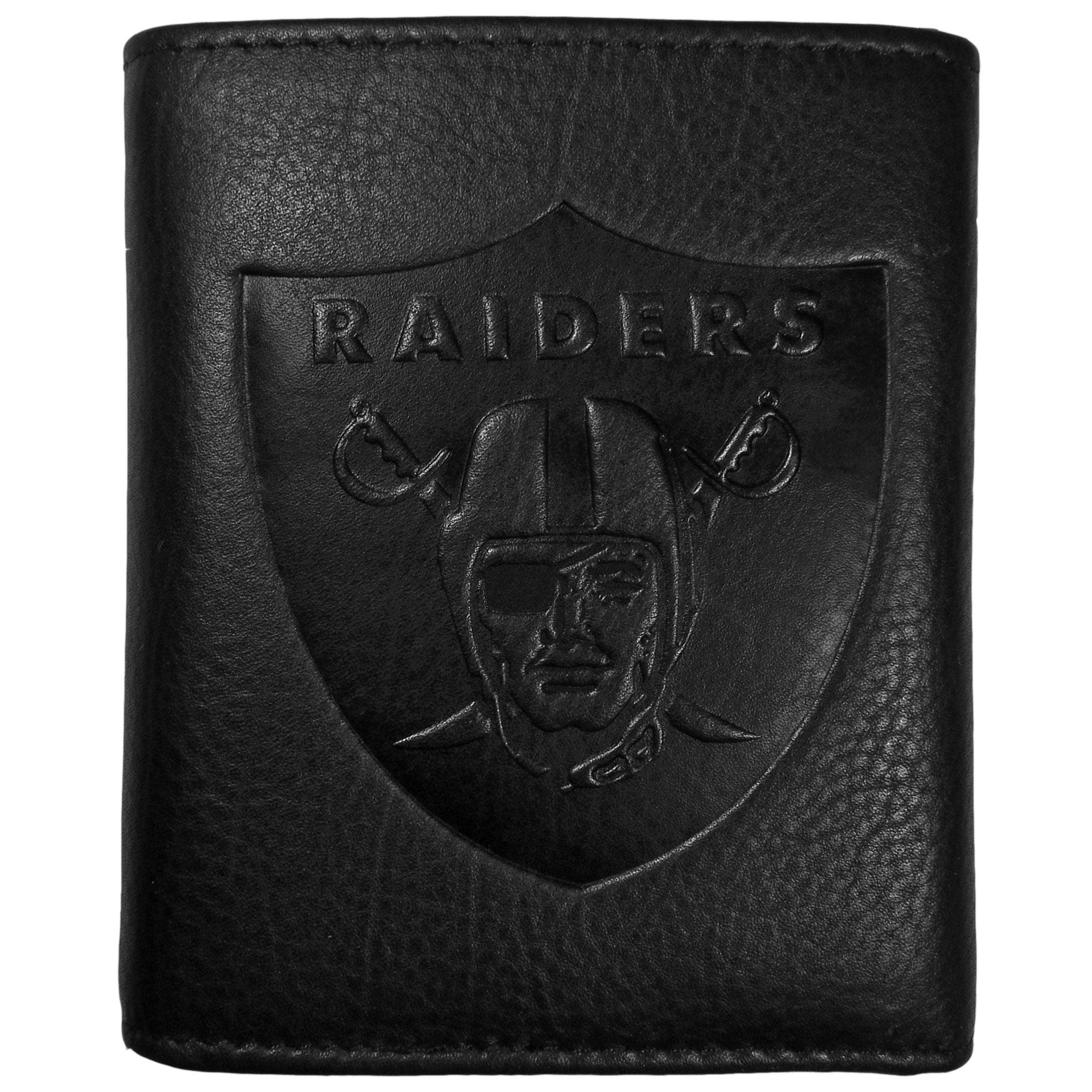 Detroit Lions Embossed Leather Trifold Wallet