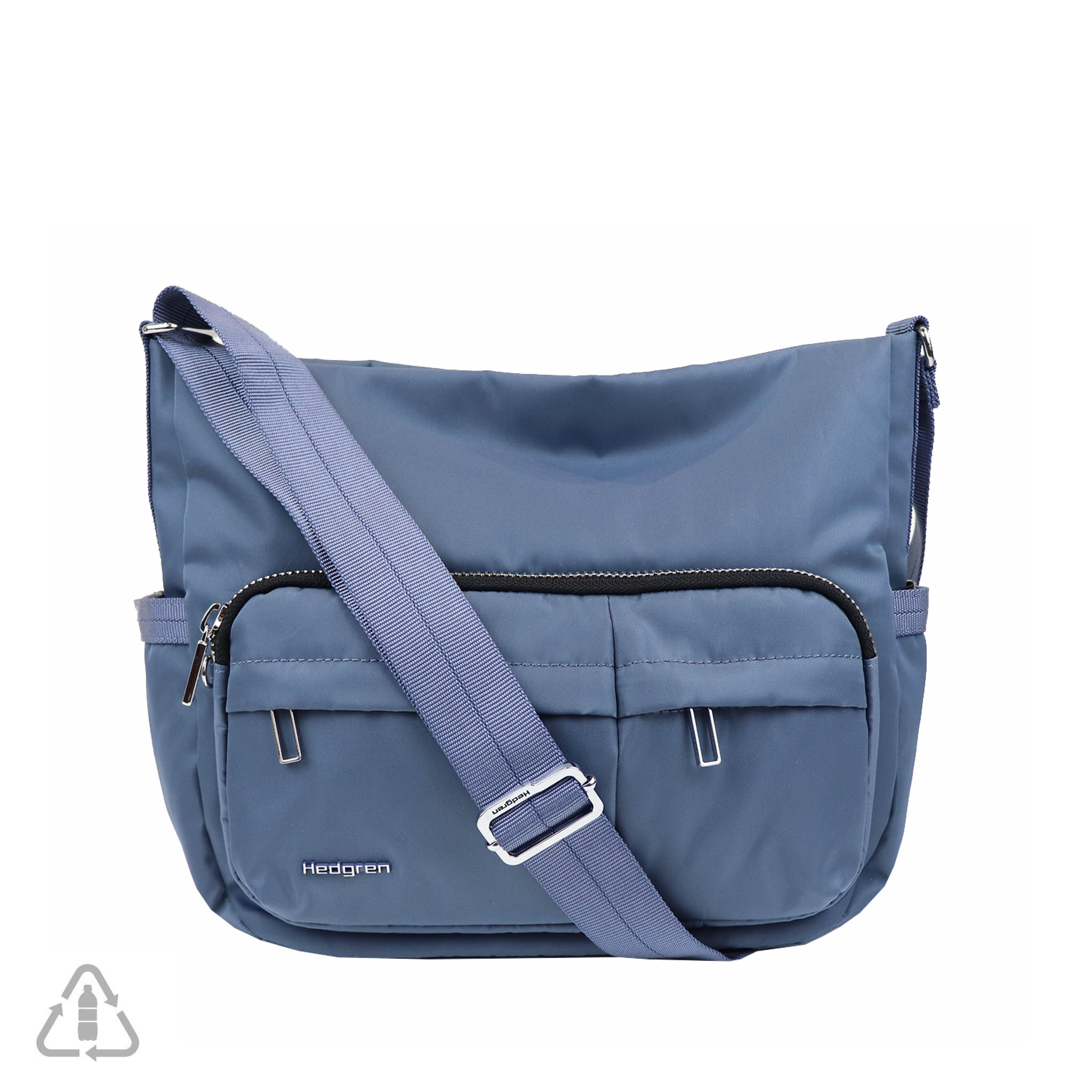 Hedgren Camila Sustainable Hobo Bag Baltic Blue - Baltic Blue