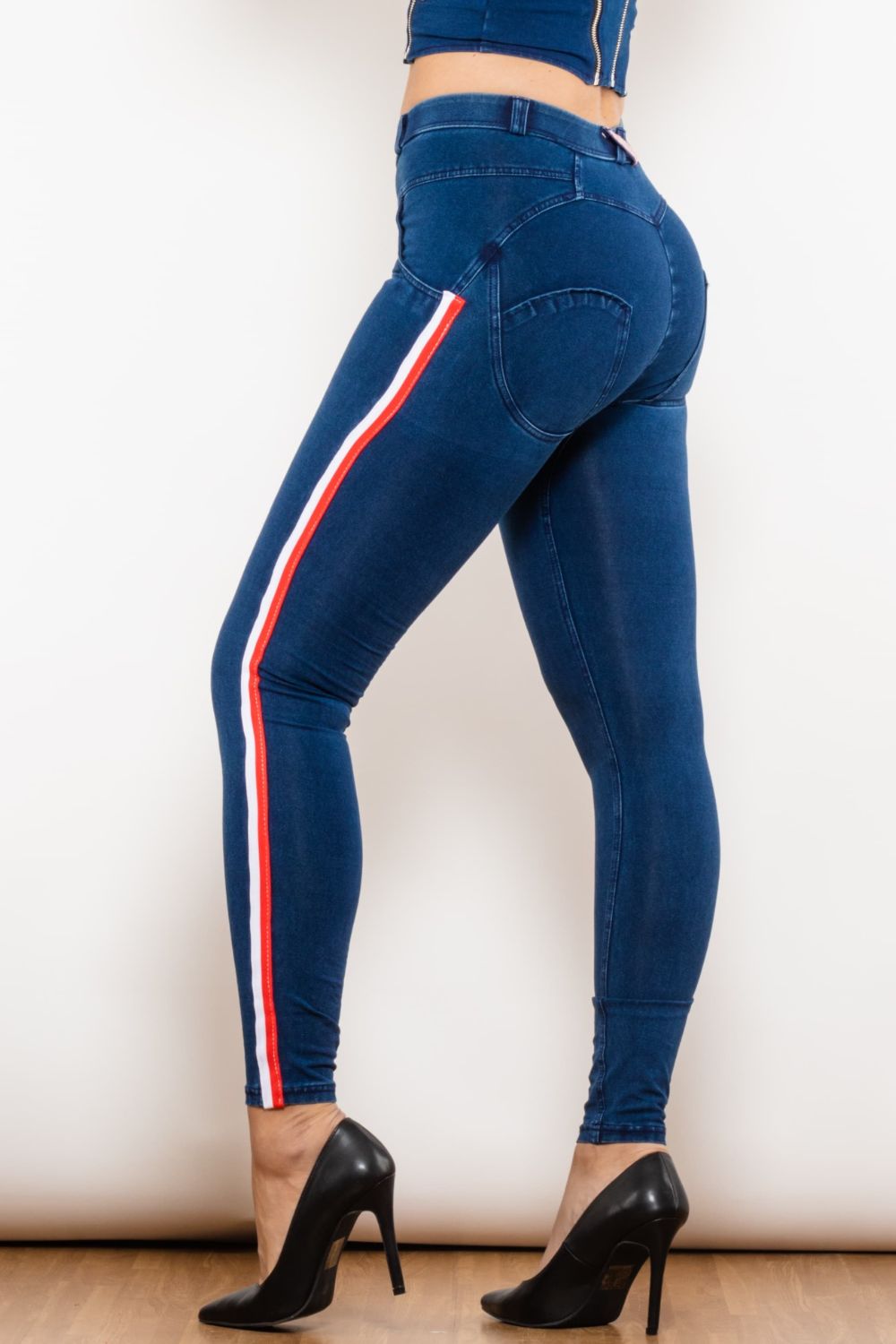 LLC Flyclothing – Side Skinny Stripe Jeans