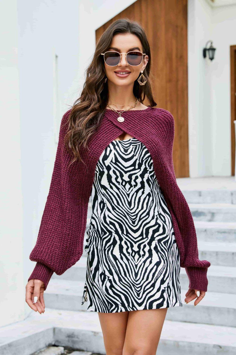 Color Block Fringe Detail Poncho – Flyclothing LLC