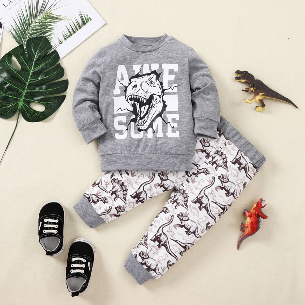 Boys dinosaur joggers hot sale