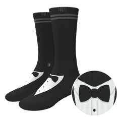 The 009 | Tuxedo Heel Hammock™ Crew Socks