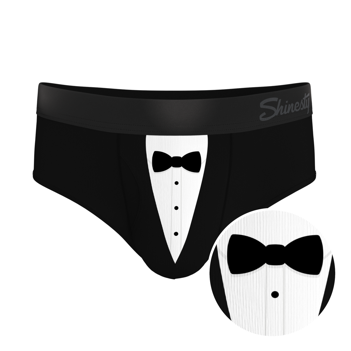 The 009 | Black Tuxedo Ball Hammock® Pouch Underwear Briefs