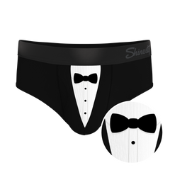 The 009 | Black Tuxedo Ball Hammock® Pouch Underwear Briefs