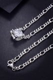 2 Carat Moissanite 925 Sterling Silver Pendant Necklace - Flyclothing LLC