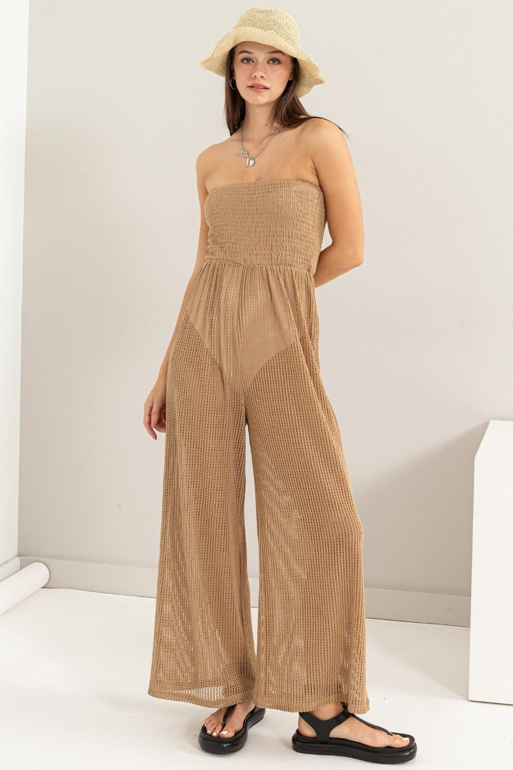 HYFVE Knitted Cover Up Jumpsuit - Flyclothing LLC