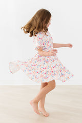 Meadow Magic Smocked Ruffle Dress