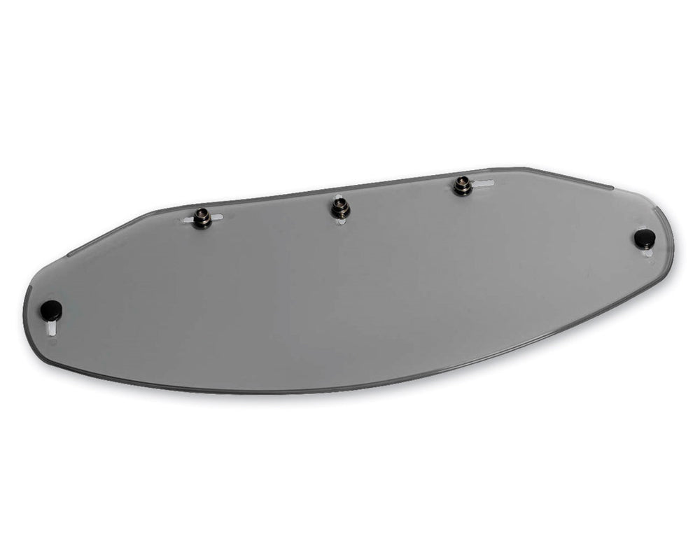 02-501 5 Snap Flat Sheild - Smoke - Daniel Smart Manufacturing