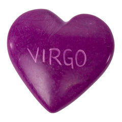 Zodiac Soapstone Hearts, Pack of 5: VIRGO