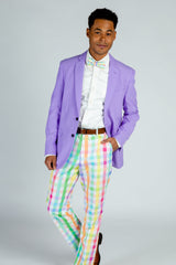 The Savannah Swinger | Pastel Plaid Pants