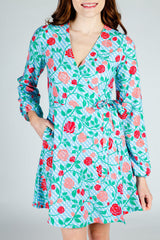 The Kentucky Fried Daily Double | Derby Roses Wrap Dress