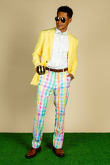 The Savannah Swinger | Pastel Plaid Pants