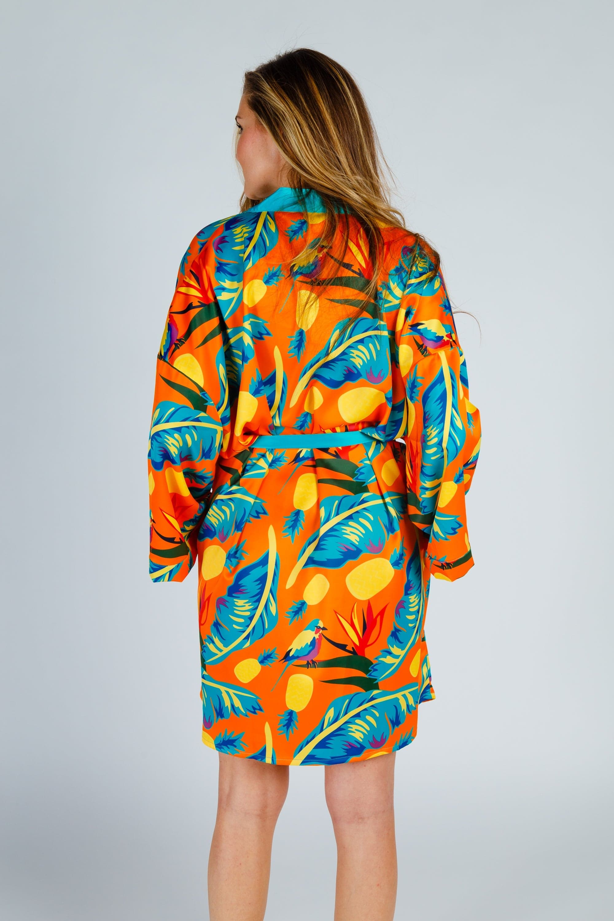 The Cruise Ship Casanova | Women's Unisex Hawaiian Party Kimono - Shinesty