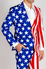 The Tommy J | American Flag Suit Jacket - Shinesty