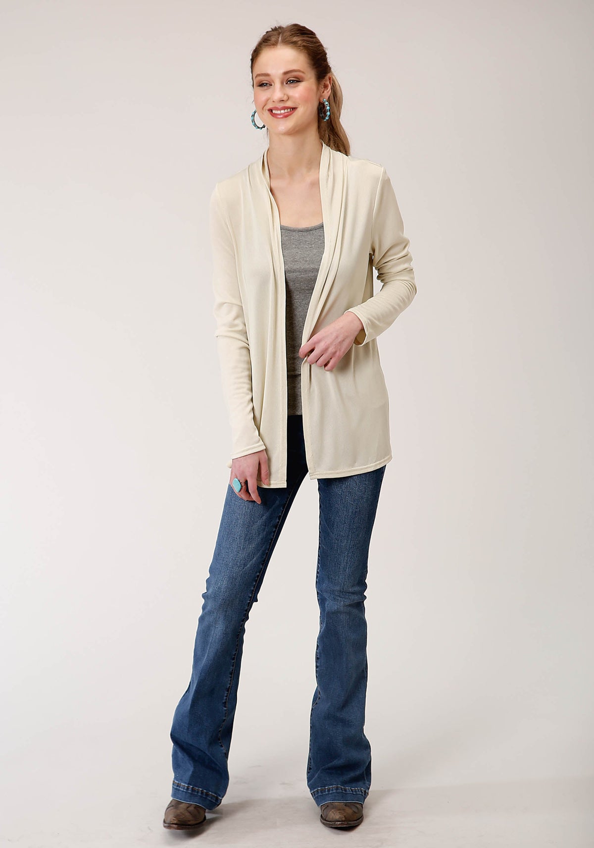 Roper Womens Knit Cardigan Sweater