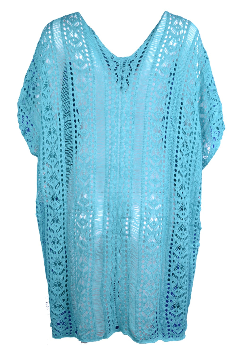 Cutout V-Neck Cover-Up with Tassel - Flyclothing LLC