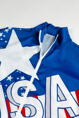 The Competition | American Flag Windbreaker