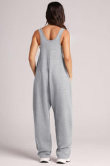 Wide Strap Jumpsuit with Pockets Trendsi