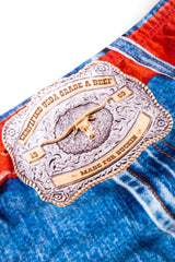 The Ranch Hand | Western Denim Printed Swim Brief - Shinesty