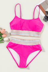 Scoop Neck Spaghetti Strap Two-Piece Swim Set - Flyclothing LLC