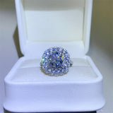 2 Carat Moissanite 925 Sterling Silver Ring Trendsi