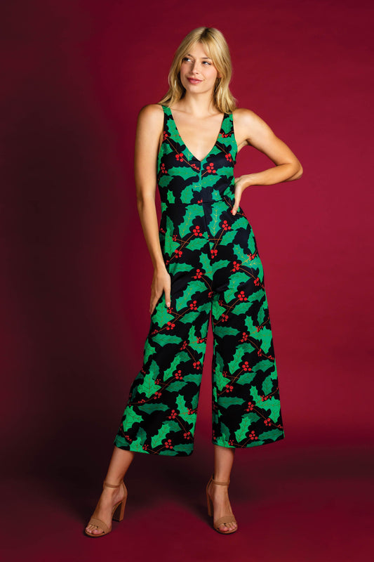 The Deck Yourselves | Mistletoe Christmas Jumpsuit