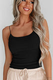 Ribbed Scoop Neck Cami