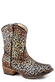 Roper Toddlers Girls Snip Toe All Over Leopard Print