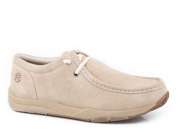 Roper Mens Tan Suede Leather Upper