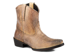 Roper Womens Tan Vintage Suede