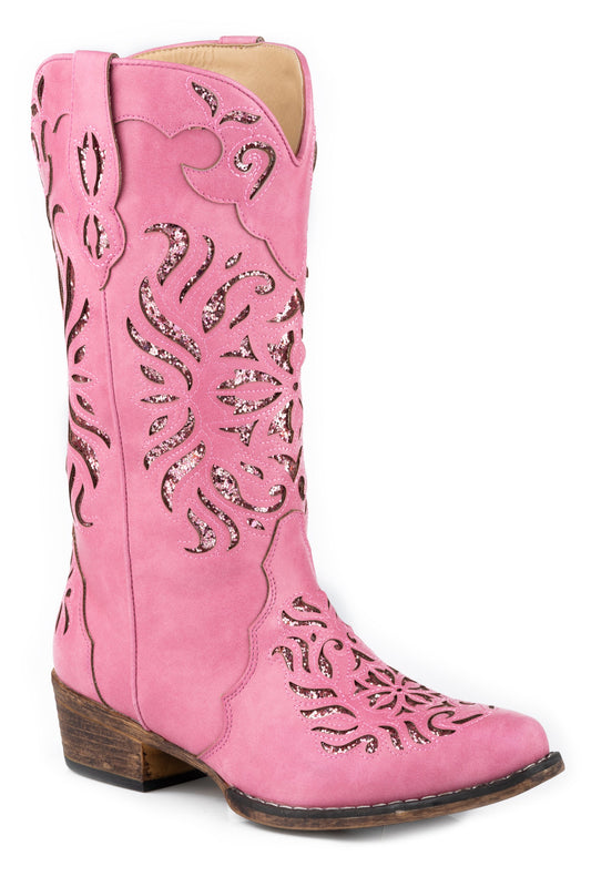 Roper Womens Hot Pink Faux Leather - Roper