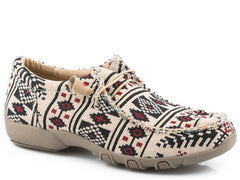 Roper Womens Tan Aztec Canvas - Roper