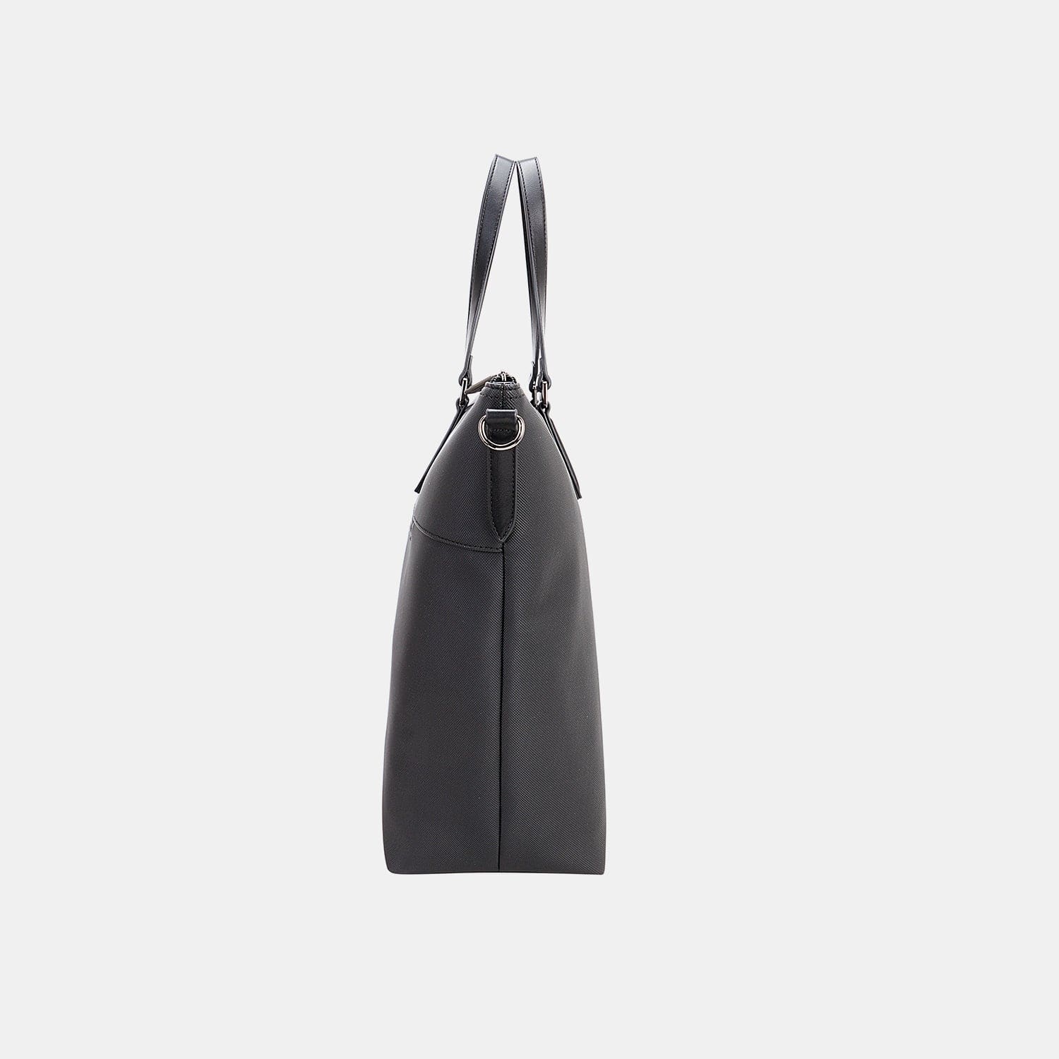 David Jones PU Leather Large Tote Bag - Trendsi