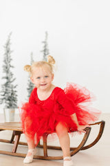 Red 3/4 Tutu Leotard - Mila & Rose ®