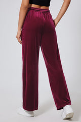 Drawstring Elastic Waist Straight Leg Pants - Trendsi