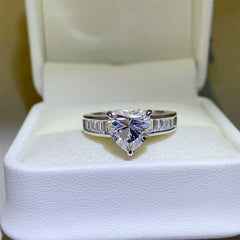 3 Carat Moissanite 925 Sterling Silver Ring Trendsi