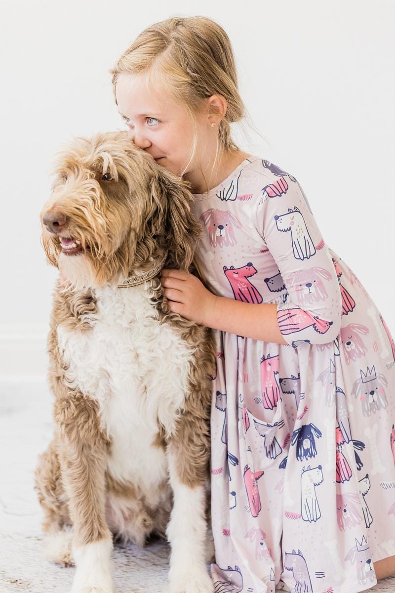 Puppy Party Pocket Twirl Dress - Mila & Rose ®