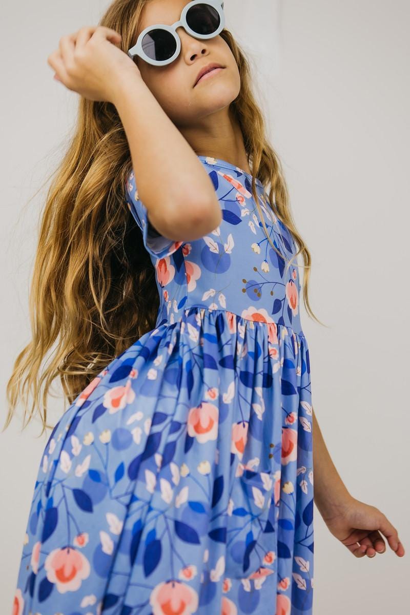 Country Blooms S/S Pocket Twirl Dress - Mila & Rose ®