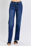 Judy Blue Full Size Tummy Control Straight Jeans - Trendsi