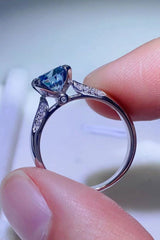 1 Carat Moissanite 4 - Prong Ring - Trendsi